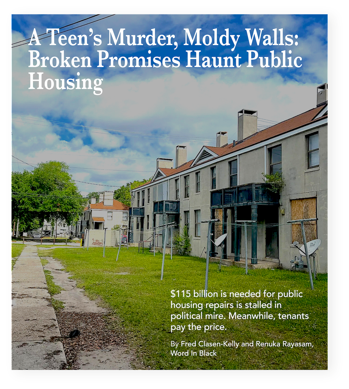 A Teen’s Murder, Moldy Walls: Broken Promises Haunt Public Housing