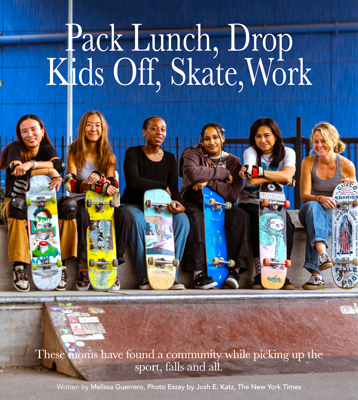 Pack Lunch, Drop Kids Off, Skate, Work